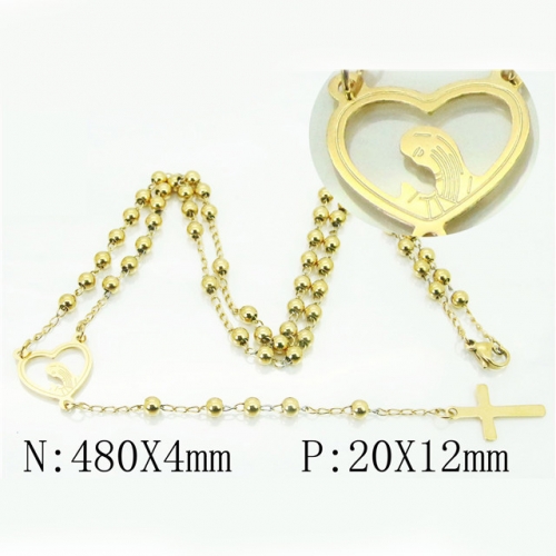 BC Wholesale Jewelry Stainless Steel 316L Necklace NO.#BC76N0568HHZ