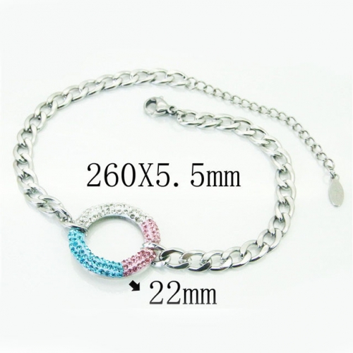 BC Wholesale Jewelry Stainless Steel 316L Bracelets NO.#BC81B0639PE