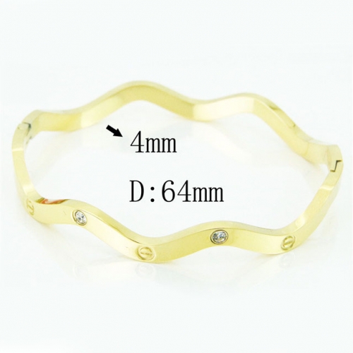 BC Wholesale Jewelry Stainless Steel 316L Fashion Bangles NO.#BC14B0232HIE