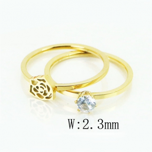 BC Wholesale Stainless Steel 316L Jewelry Popular Rings NO.#BC19R0941OR