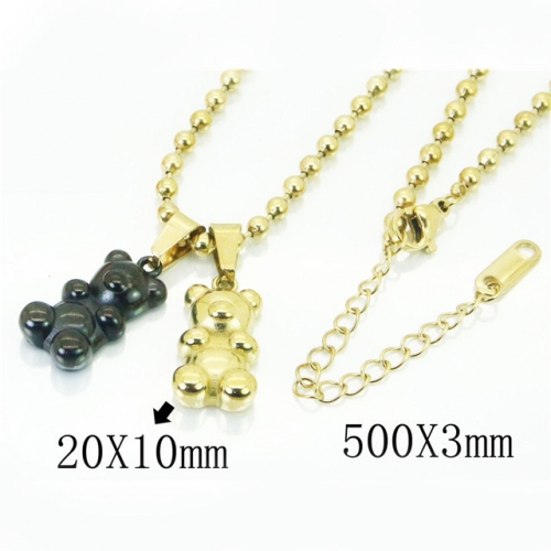 BC Wholesale Jewelry Stainless Steel 316L Necklace NO.#BC32N0429HLE