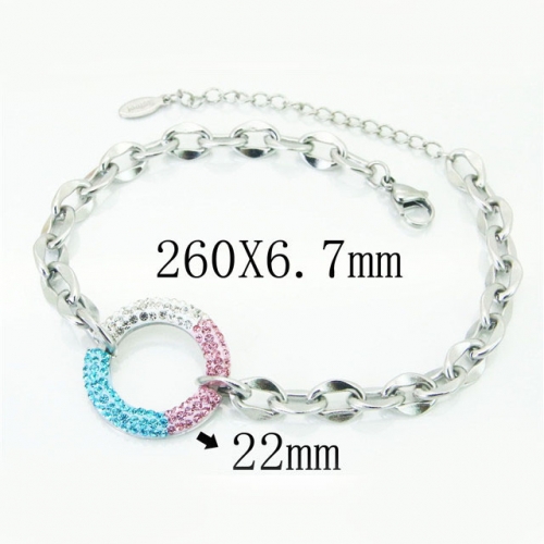 BC Wholesale Jewelry Stainless Steel 316L Bracelets NO.#BC81B0641PV