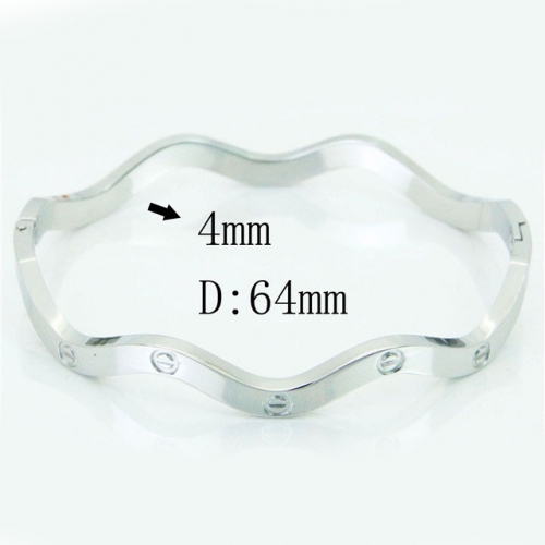 BC Wholesale Jewelry Stainless Steel 316L Fashion Bangles NO.#BC14B0228HEE