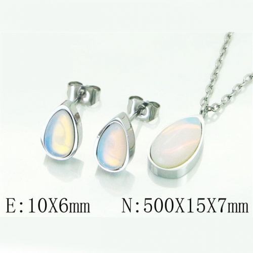 BC Wholesale Stainless Steel 316L Jewelry Sets NO.#BC06S1041HHQ