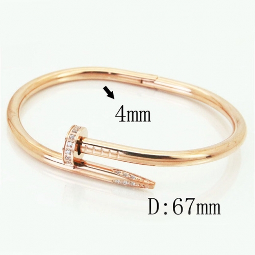 BC Wholesale Jewelry Stainless Steel 316L Fashion Bangles NO.#SJ60B0753HOW