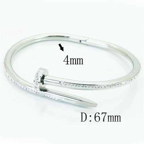 BC Wholesale Jewelry Stainless Steel 316L Fashion Bangles NO.#BC19B0749HKE