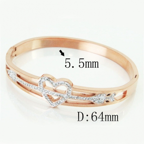 BC Wholesale Jewelry Stainless Steel 316L Fashion Bangles NO.#BC19B0736HOF