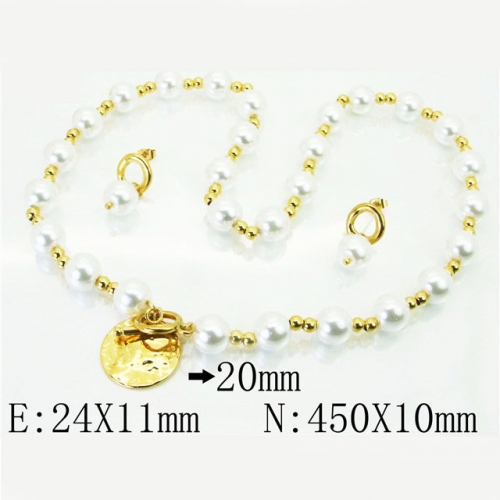 BC Wholesale Stainless Steel 316L Jewelry Sets NO.#BC06S1047IJW