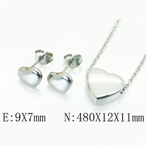 BC Wholesale Stainless Steel 316L Jewelry Sets NO.#BC59S1907ML