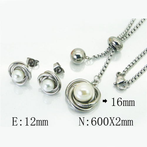 BC Wholesale Stainless Steel 316L Jewelry Sets NO.#BC59S1892HZL