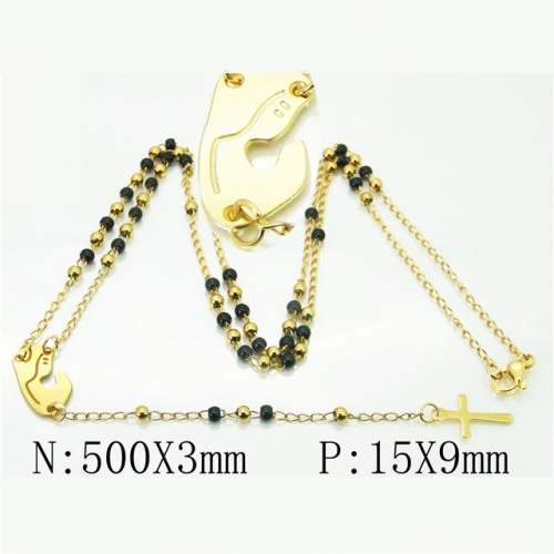 BC Wholesale Jewelry Stainless Steel 316L Necklace NO.#BC76N0616HSS