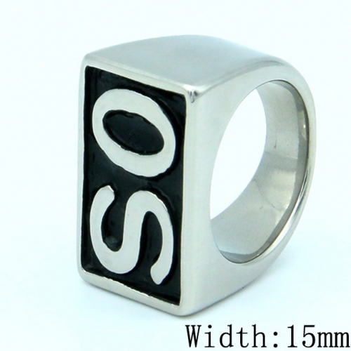 BC Wholesale Amazon Hot Sale Jewelry Stainless Steel 316L Jewelry Rings NO.#SJ54R2205