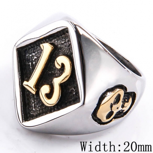 BC Wholesale Amazon Hot Sale Jewelry Stainless Steel 316L Jewelry Rings NO.#SJ54R219
