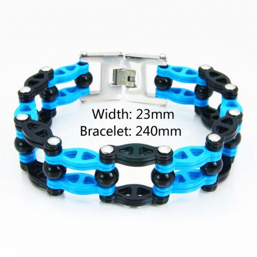 Wholesale Stainless Steel Bike Chain Style Bracelet NO.#BC55B0071JMF