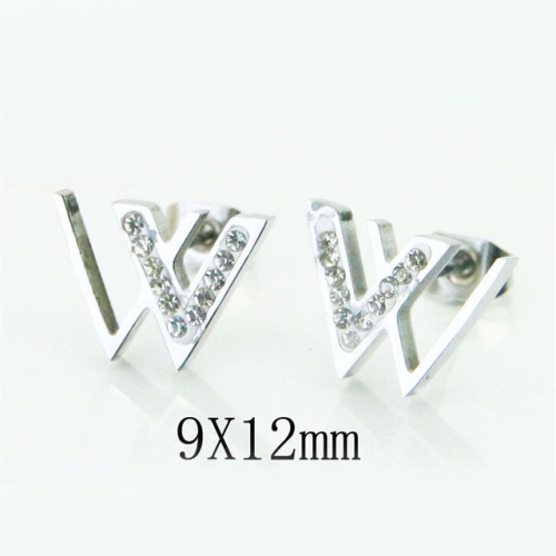 BC Jewelry Wholesale Stainless Steel 316L Earrings NO.#BC80E0536JL