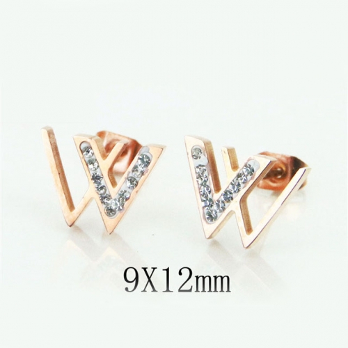 BC Jewelry Wholesale Stainless Steel 316L Earrings NO.#BC80E0538KW