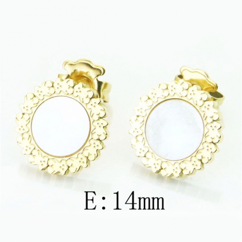 BC Jewelry Wholesale Stainless Steel 316L Earrings NO.#BC90E0315HIR