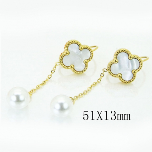 BC Jewelry Wholesale Stainless Steel 316L Earrings NO.#BC32E0126PW