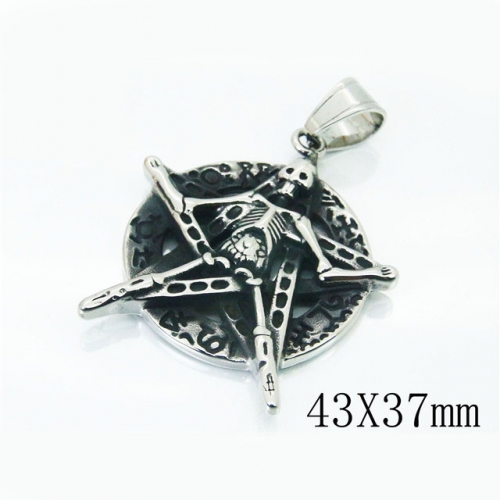 BC Wholesale Jewelry Stainless Steel 316L Pendant NO.#BC06P0507HWW
