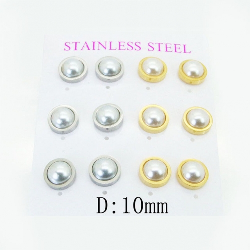 BC Jewelry Wholesale Stainless Steel 316L Earrings NO.#BC59E0910HML