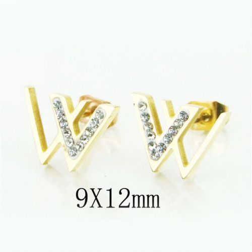 BC Jewelry Wholesale Stainless Steel 316L Earrings NO.#BC80E0537KS