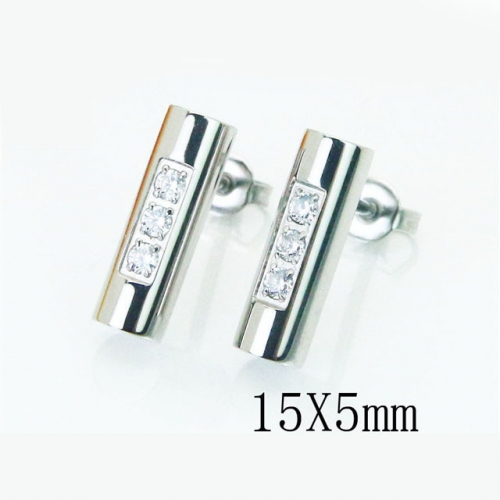 BC Jewelry Wholesale Stainless Steel 316L Earrings NO.#BC22E0011HJQ