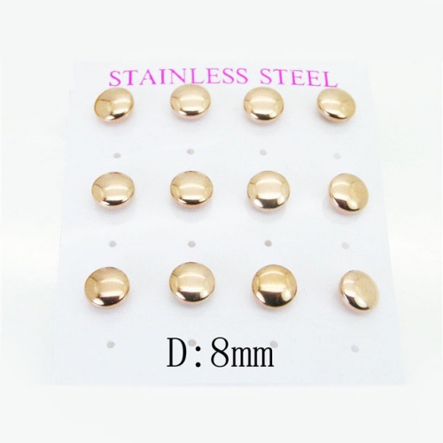 BC Jewelry Wholesale Stainless Steel 316L Earrings NO.#BC59E0912HKS