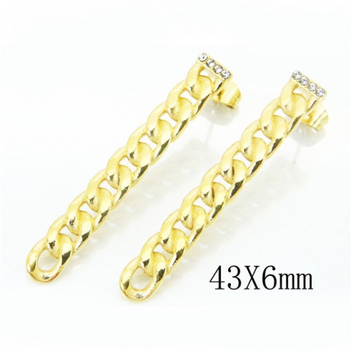 BC Jewelry Wholesale Stainless Steel 316L Earrings NO.#BC22E0010HJQ