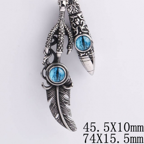 BC Wholesale Stainless Steel 316L Jewelry Popular Pendant Without Chain NO.#SJ54P3456