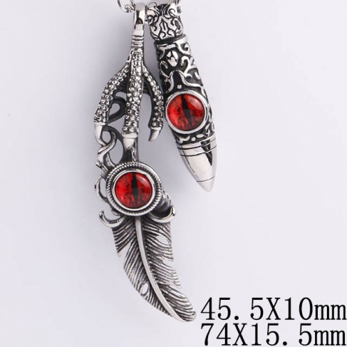 BC Wholesale Stainless Steel 316L Jewelry Popular Pendant Without Chain NO.#SJ54PA3456