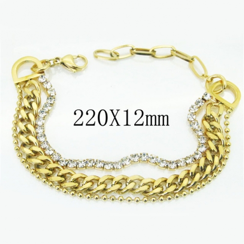 BC Wholesale Jewelry Stainless Steel 316L Bracelets NO.#BC32B0318HHD