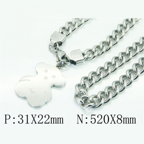 BC Wholesale Jewelry Stainless Steel 316L Fashion Necklace NO.#BC90N0240HLA