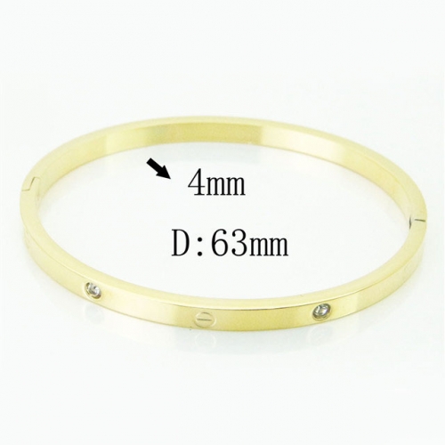 BC Wholesale Stainless Steel 316L Fashion Bangle NO.#SJ60B0246OQ