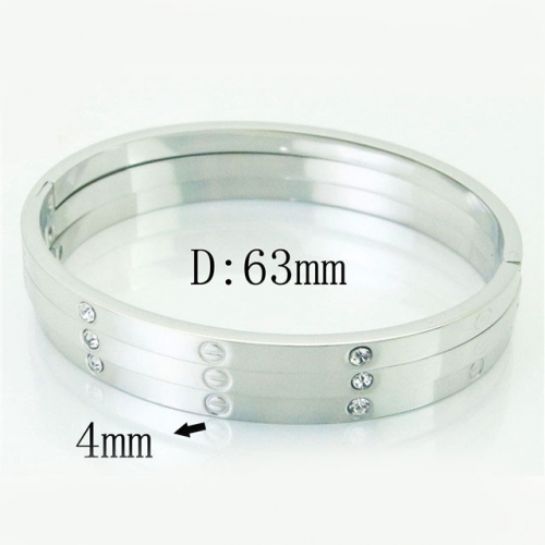 BC Wholesale Stainless Steel 316L Fashion Bangle NO.#SJ60B0234HOQ