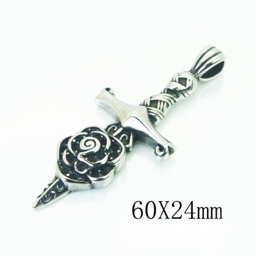 BC Wholesale Jewelry Stainless Steel 316L Pendant NO.#BC48P0256NX
