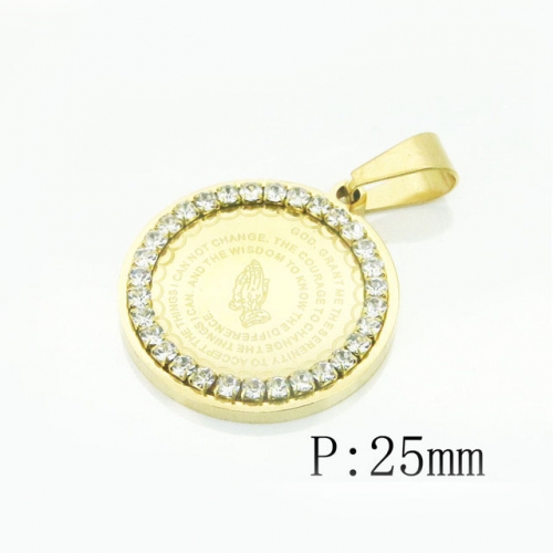 BC Wholesale Jewelry Stainless Steel 316L Pendant NO.#BC12P1170MQ