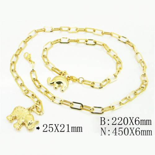 BC Wholesale Stainless Steel 316L Jewelry Set NO.#BC62S0315HME