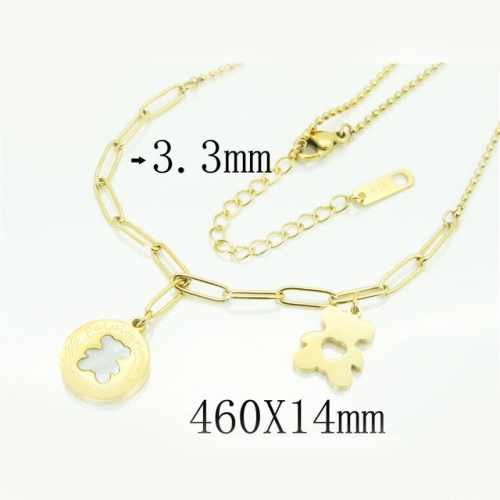 BC Wholesale Jewelry Stainless Steel 316L Fashion Necklace NO.#BC32N0456PQ