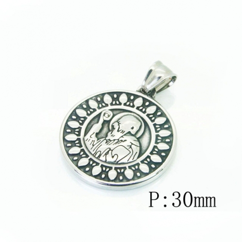 BC Wholesale Jewelry Stainless Steel 316L Pendant NO.#BC48P0409NS