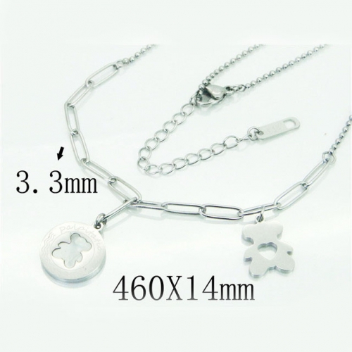 BC Wholesale Jewelry Stainless Steel 316L Fashion Necklace NO.#BC32N0455OE