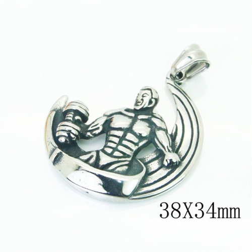 BC Wholesale Jewelry Stainless Steel 316L Pendant NO.#BC48P0277NS