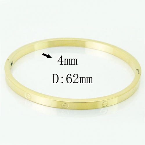 BC Wholesale Stainless Steel 316L Fashion Bangle NO.#SJ60B0250OW