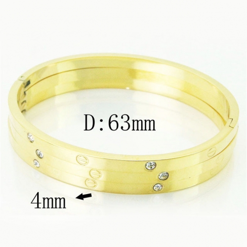 BC Wholesale Stainless Steel 316L Fashion Bangle NO.#SJ60B0235IHW