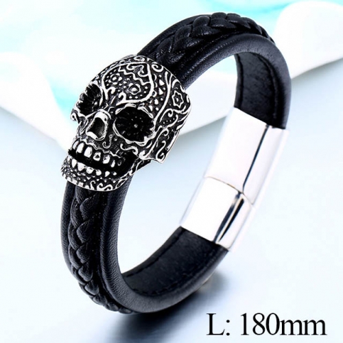 BC Jewelry Wholesale Good Quality Fashion Leather Bracelet NO.#SJ14B041