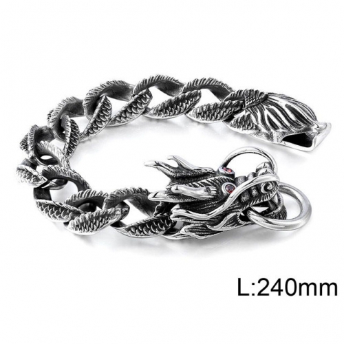 BC Wholesale Jewelry Stainless Steel 316L Popular Bracelets NO.#SJ14B198