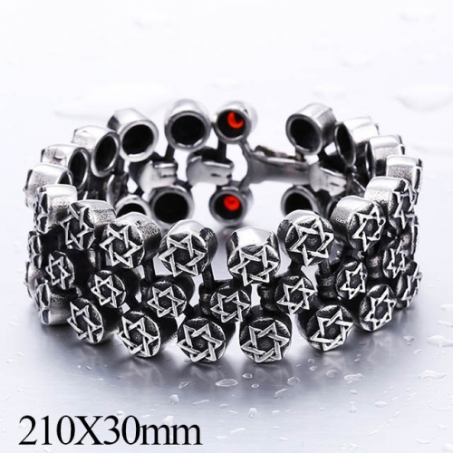 BC Wholesale Jewelry Stainless Steel 316L Popular Bracelets NO.#SJ14B104