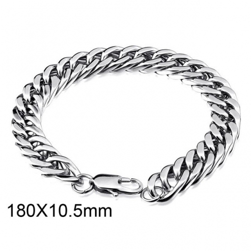 BC Wholesale Jewelry Stainless Steel 316L Popular Bracelets NO.#SJ14B081
