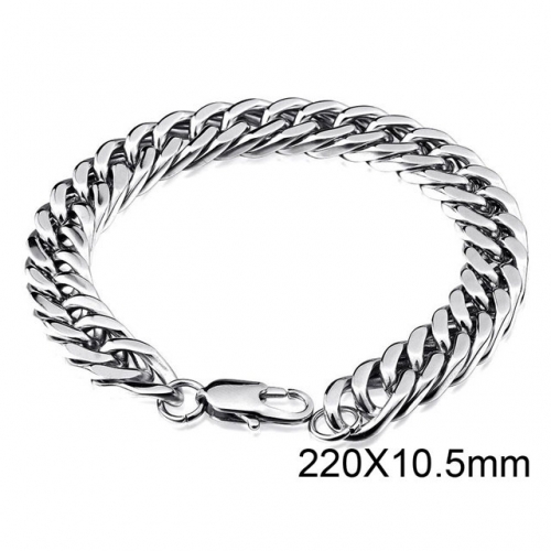 BC Wholesale Jewelry Stainless Steel 316L Popular Bracelets NO.#SJ14B085