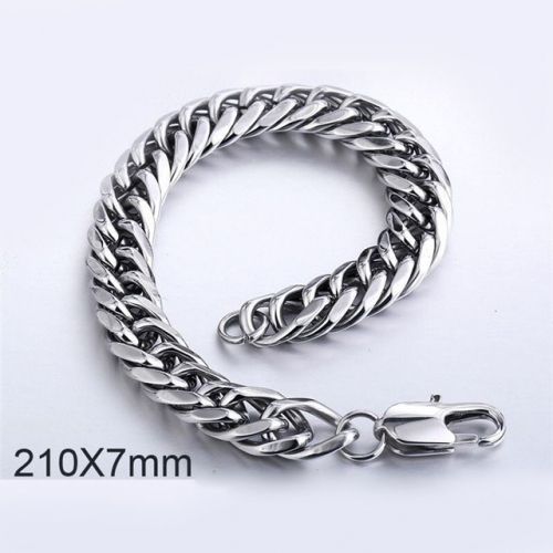 BC Wholesale Jewelry Stainless Steel 316L Popular Bracelets NO.#SJ14B237