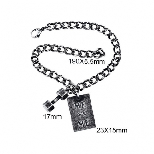 BC Wholesale Jewelry Stainless Steel 316L Popular Bracelets NO.#SJ14B160